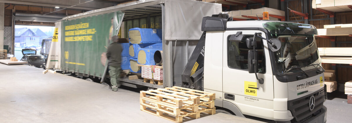 Lastwagen OLWO Frontansicht